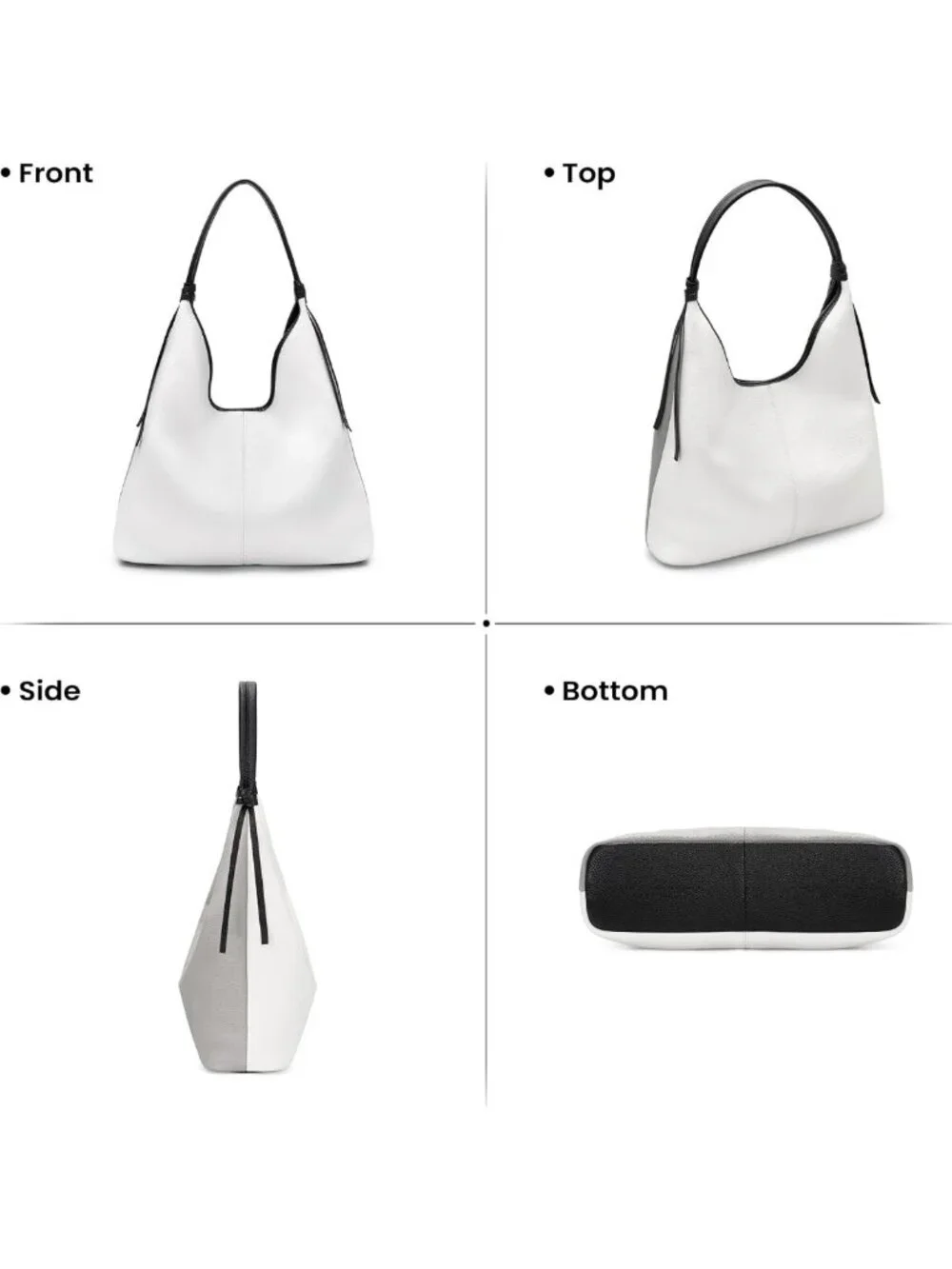 Genuine Leather Slouchy Hobo Bag for Women | Casual Chic Purse, Everyday Style